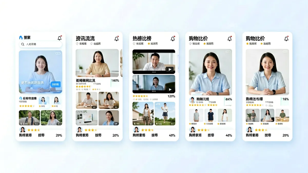 17se平台各频道板块评测全景图，展示不同功能区的界面布局与内容丰富程度对比